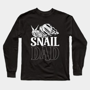 Snail lover - Snail Dad Long Sleeve T-Shirt